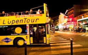 paris vision Christmas lights tour open top bus